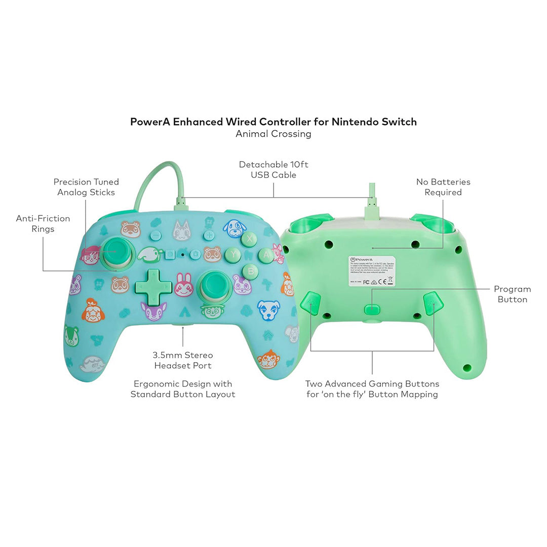 Wired Controller For Nintendo Switch - Animal Crossing