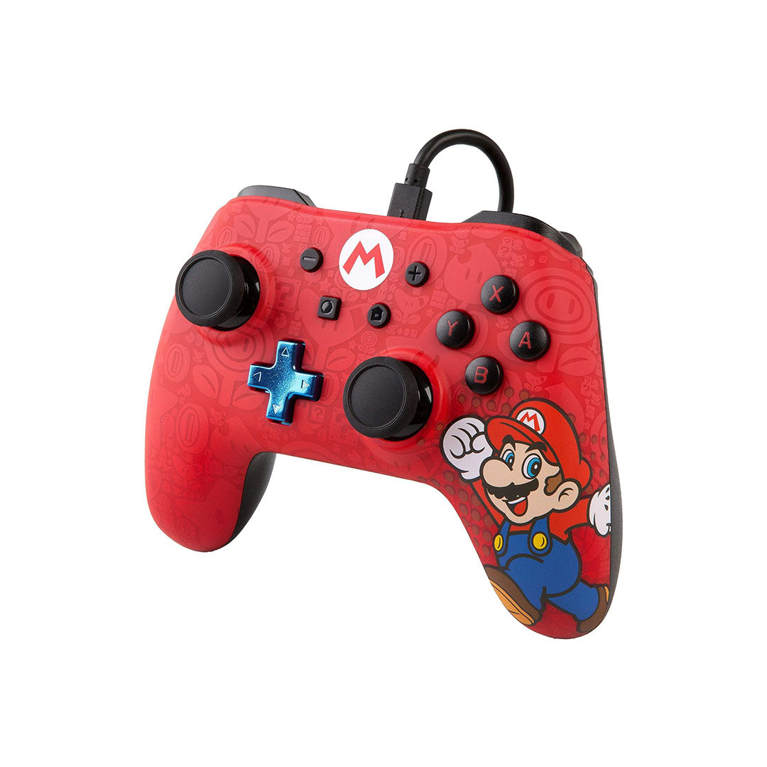 Mario Themed Wired Controller for Nintendo Switch